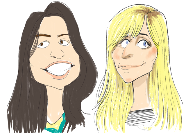 Live caricatures at events and parties